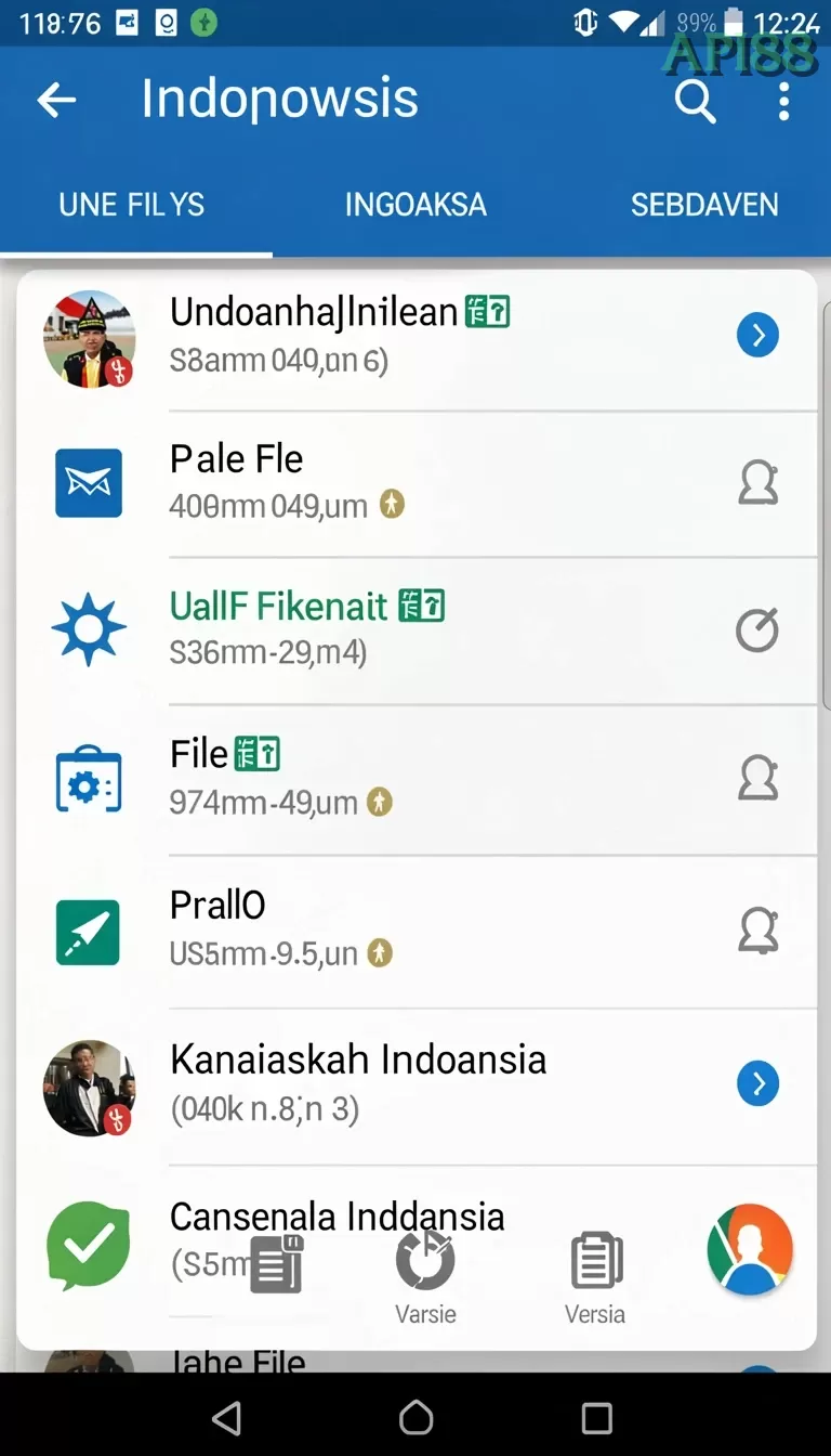 Cuplikan layar VIPINVITATION — aktivitas