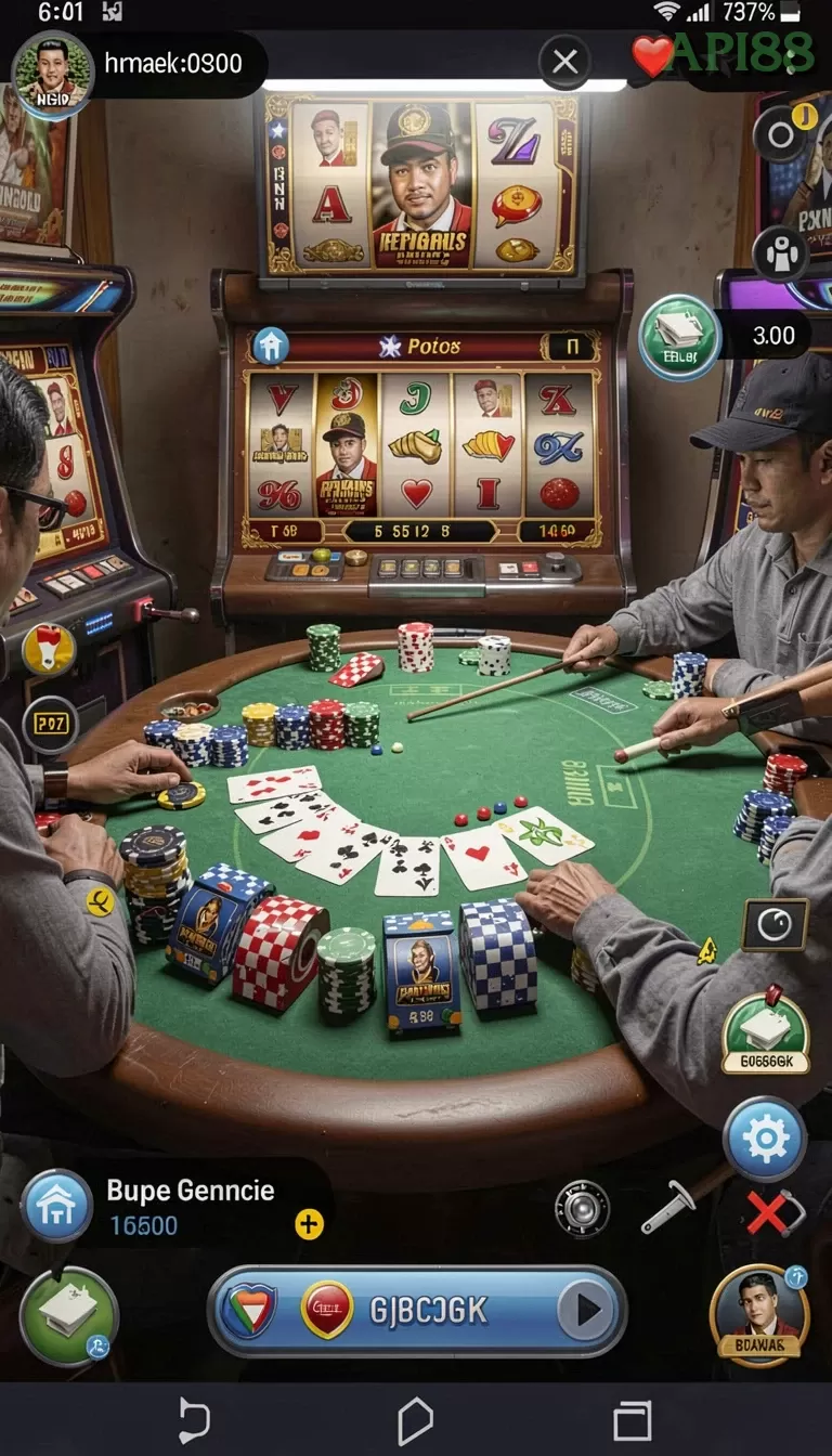 Cuplikan layar IDRGAME — menu navigasi
