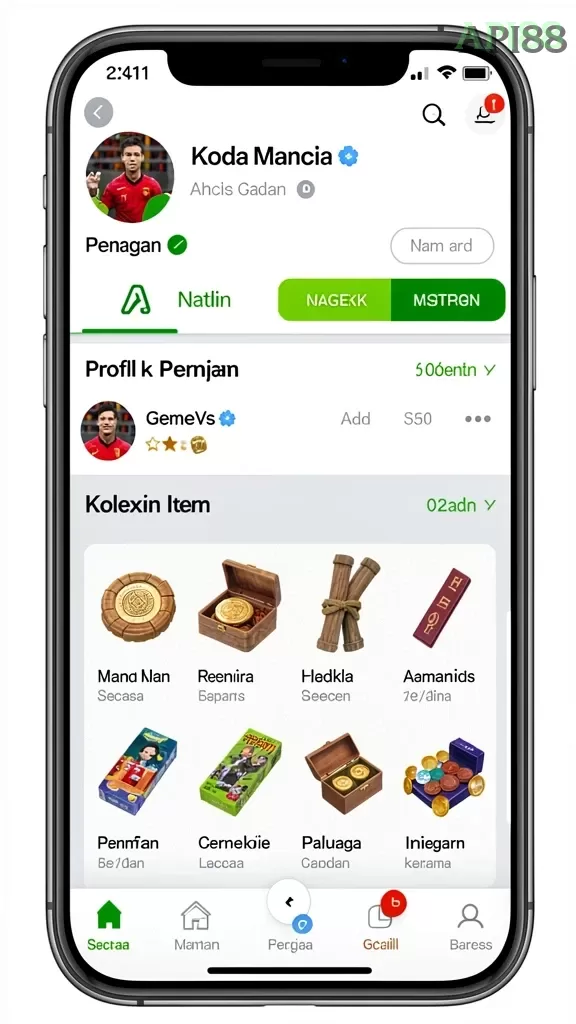 Cuplikan layar PROTOGEL — aktivitas
